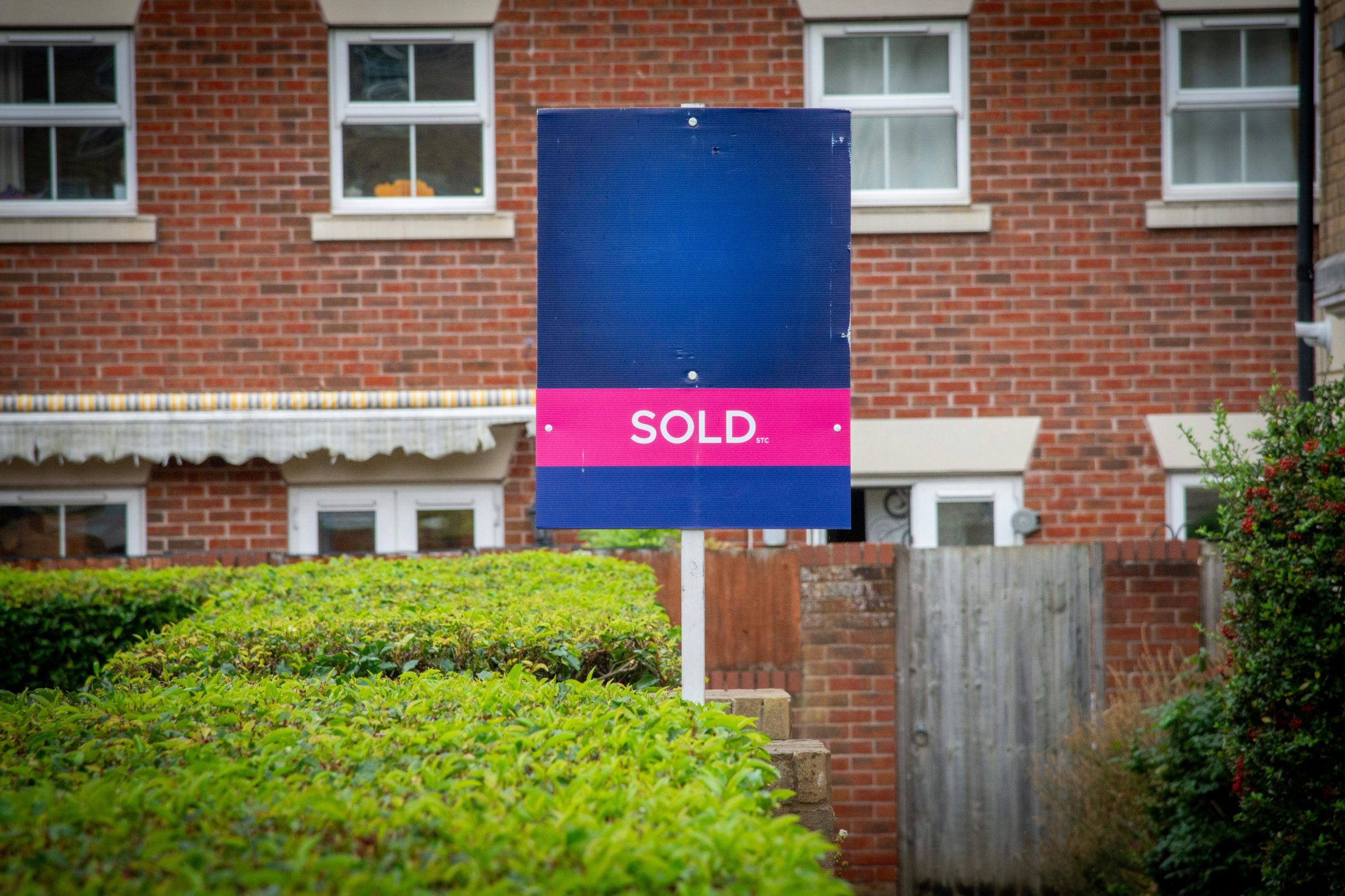 Sold sign in front of a home, representing selling a house in Howard County, Maryland